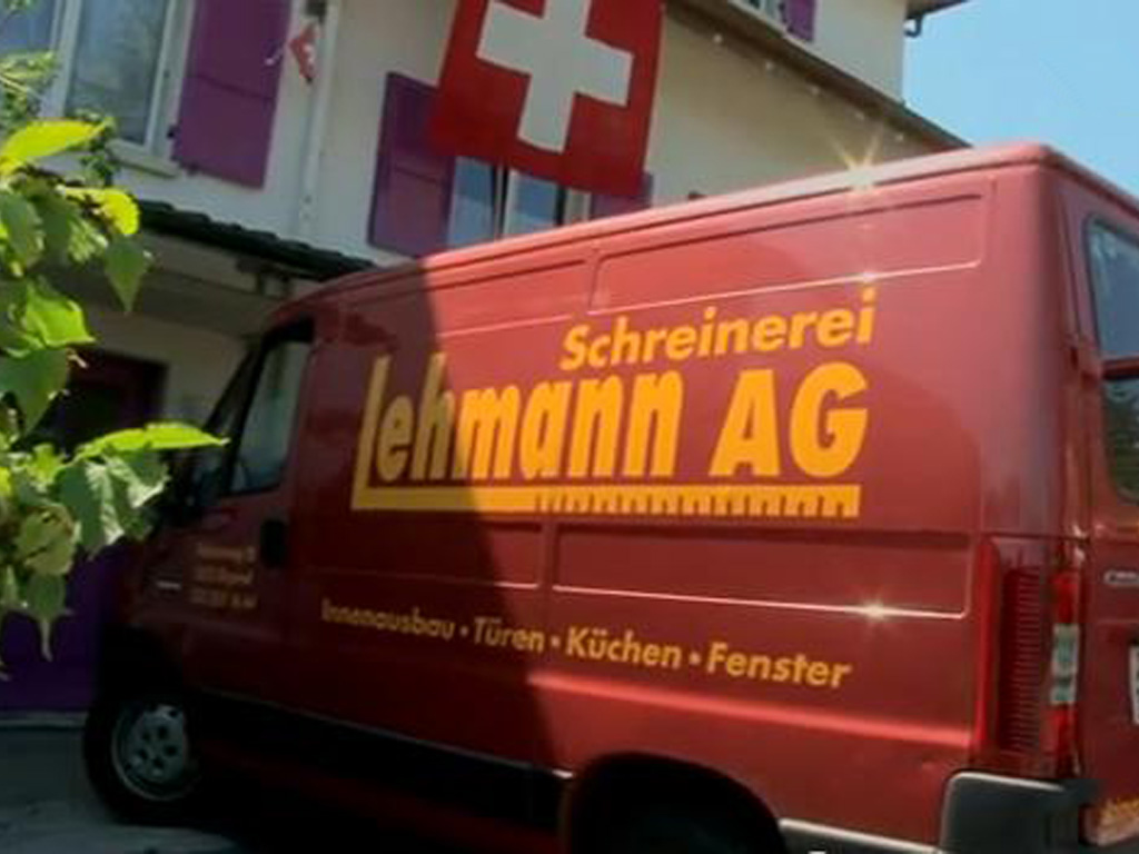 Firmenwagen Schreinerei Lehmann Orpund